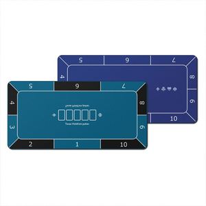 Tapis de jeu de cartes personnalisé FX, épaissi et à bords cousus, en caoutchouc souple antidérapant, tapis de poker poli - Product Image 2