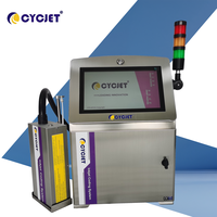 Pour CYCJET ALT500UV Machine de codage de lot/date d'imprimante à jet d'encre industrielle pour cuir avec têtes d'impression DX5 et DX7 remplaçables