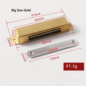 דלת מגנטית לתפוס מטבח ארון מגנט מגירת ליצוק חומרה נירוסטה ארון מגנטים - Product Image 2