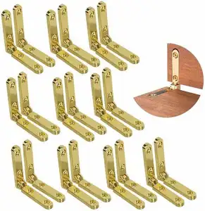 small hinges for wooden box Folding Table 360 180 Degree SUS 304 Internal Wooden Door Hinges for Heavy Doors