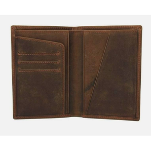 Funda de cuero para pasaporte, ranura para tarjeta, bloqueo RFID, detalles cosidos a mano de lujo, aspecto Vintage, artesanía de calidad superior - Product Image 4