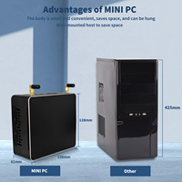 HYSTOU Nouveau Mini PC de Bureau et Domestique M2-N150 6*USB 1*DDR5 260pin Portable HD DC Type-C DP Win11 Garantie de 3 ans