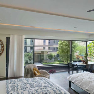 Largement appareil pas cher ouragan Impact étanche à la pluie résistant aux intempéries salon ménage Patio chambre <span class=keywords><strong>porte</strong></span> coulissante - Product Image 1