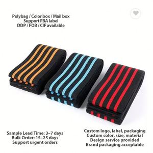 Bandage de genou élastique unisexe personnalisé avec logo, réglable, pour la musculation, le fitness, les sports et l'entraînement - Product Image 3