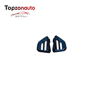 Topzonauto untuk Ruihu 5X-20 Bingkai Lampu Kabut Hitam Mengkilap Lampu Kabut 602001264/67