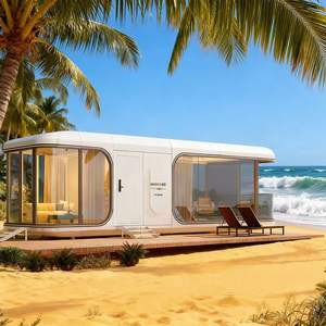 บ้านแคปซูลอวกาศเอตง 40 ฟุต สำหรับพักผ่อน บ้านแคปซูล 2 ชั้น พื้นที่เชิงพาณิชย์สำหรับเกสต์เฮาส์ - Product Image 3