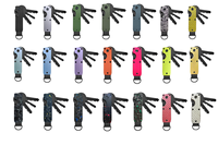 Porte-clés Organisateur de Clés Intelligent Minimaliste Compact en Aluminium et Fibre de Carbone, Vente en Gros, Contient 2 à 6 Clés