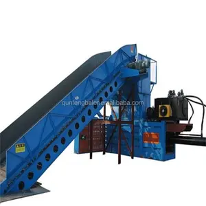 automatic horizontal baler machine for cotton hydraulic baler machine for used clothes