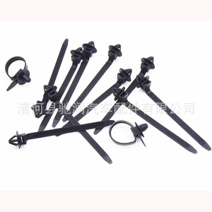 Chirun Auto Parts Nylon Cable Ties Car Buckle Type Self-Locking <b>Black</b> 19mm Wire <b>Harness</b> Tie - Product Image 4
