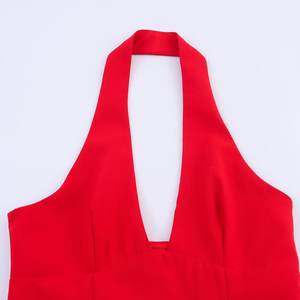 PB&ZA Vestido Colgante con Cuello de Doble Capa Chic a la Moda para Mujer Novedad 2025 Vestidos Femeninos Vintage Sin Mangas Túnica Mujer - Product Image 4