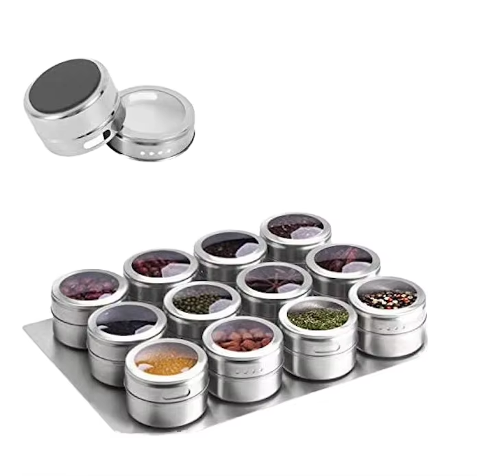 Wall Mounted Spice Tins Upgrade Your Kitchen Essentials