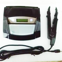 Kit d'outils de fusion à la kératine pour extensions capillaires, avec connecteur ultrasonique LCD en plastique 25W, compatible tension universelle, pour tresses, perles, micro-anneaux et bandes adhésives