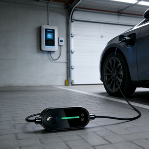 Chargeur EV portable 3,5-11 kW, réglable 8A-32A, Type 1 Type 2 GBT, étanche, station de charge rapide mobile EVSE - Product Image 4