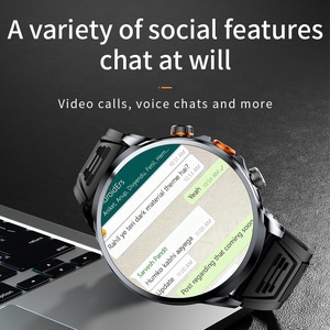 2024 H18 Người Đàn Ông Của Thể Thao Smartwatch 4G Máy Ảnh Không Thấm Nước NFC 1100MAh Pin Cuộc Gọi Video Heart Rate Tracker Ngủ Tracker - Product Image 3