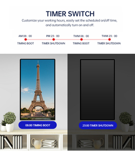 Настенная рекламная машина, светодиодный экран, меню, цифровая плата, сенсорный экран, цифровая реклама - Product Image 6
