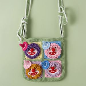 Wholesale EFANBEANIE Hand-woven <b>Wool</b>/Silk Cute Flower Ruffle Cartoon Bags 350grams China for Holidays - Product Image 4