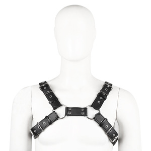 Suministro Directo de Fábrica: Corset de Cuero para Hombre con Correa para el Pecho, Traje de Rendimiento, Atuendo para Discoteca con Hebilla - Product Image 6