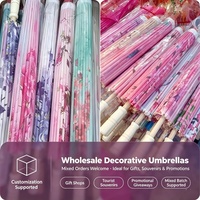Parapluie décoratif chinois traditionnel personnalisé |   Parapluie artisanal à manche en bois massif pour événements et spectacles de danse en restaurant
