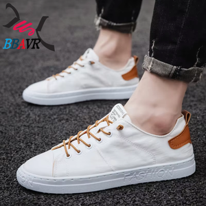 Nouvelles chaussures décontractées pour hommes en toile respirante à tige basse en tissu parapluie été 2021 - Product Image 3