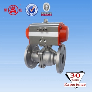 Vanne à boisseau sphérique à bride et vanne de régulation à flotteur en fonte ductile WCB avec actionneur pneumatique pour la protection <span class=keywords><strong>incendie</strong></span> - Product Image 5