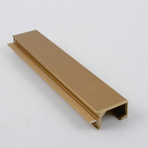 Manijas de gabinete ocultas en forma de G, minimalistas y modernas, tipo barra de aleación de aluminio, fácil instalación para gabinetes, armarios y cajones - Product Image 3