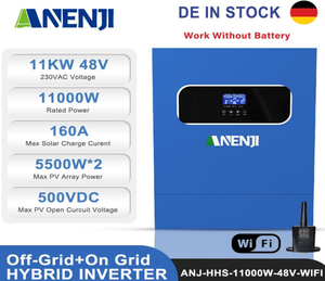 อเนนจิ ANJ-HHS-1100W-48V-WIFI อินเวอร์เตอร์ไฮบริด11กิโลวัตต์48โวลต์อินเวอร์เตอร์ออฟกริดมีสินค้าในสต็อกอินเวอร์เตอร์โซลาร์ MPPT - Product Image 4