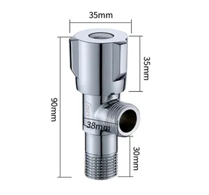 Modern Angle Valve Bathroom Faucet Angle Cock Valve For Toilet Brass Angle Valve