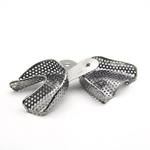 Plateau d'impression dentaire en acier inoxydable autoclavable Porte-dent supérieur et inférieur à alimentation manuelle Instruments chirurgicaux manuels - Product Image 4