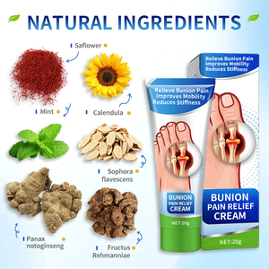 Krim Pereda Nyeri Bunion Herbal Cina OEM Menargetkan Kekakuan Jari Kaki, Peradangan, Rematik, Nyeri Sendi untuk Perawatan Kaki yang Komprehensif - Product Image 3
