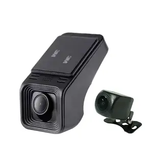 1440P dual dash cam car dvr with 1080P rear view camera HD drive recorder with wifi g-sensor loop recording accident record