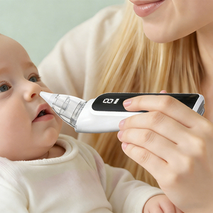 Elektrische babyneuszuiger Verstelbaar zuigniveau Muziek Kalmerend Verstelbaar zuigniveau Elektrische neuszuiger voor peuters - Product Image 4