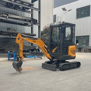 Mini Excavadora de 1.5 Toneladas, Excavadora Hidráulica Pequeña con Oruga, Mini Excavadora Agrícola con Barrena, Pinza y Sistema de Cambio Rápido - Product Image 4