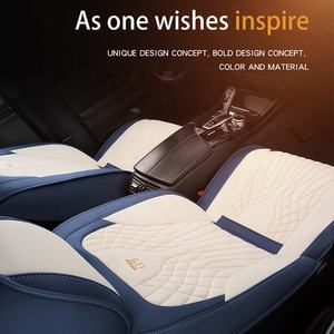 Housse <span class=keywords><strong>de</strong></span> siège <span class=keywords><strong>de</strong></span> voiture en cuir Nappa PU 5D universelle, imperméable, pour toutes <span class=keywords><strong>les</strong></span> saisons, 5 places, pour berline et SUV - Product Image 3