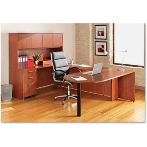 Escritorio Alera Valencia Serie D, Diseño Moderno, 71w X 35 1/2d X 29 5/8h, Motor Dual, para Oficina o Dormitorio, Color Cerezo Mediano - Product Image 1