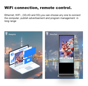 55 inch <span class=keywords><strong>Wifi</strong></span> LCD quảng cáo <span class=keywords><strong>kiosk</strong></span> kỹ thuật số biển hiển thị tầng đứng trung tâm mua sắm tự phục vụ kinh doanh video phương tiện truyền thông - Product Image 4
