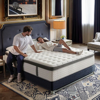 Matelas Queen Size, Matelas Queen en boîte, Matelas hybride supérieur avec mousse à mémoire de forme en gel ou soutien dorsal et lombaire