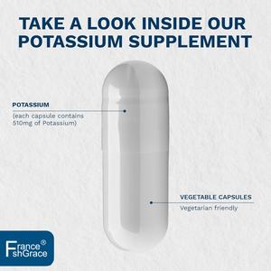 Extractos de Potasio para Plantas en Cápsulas, Apoya la Salud Muscular, Cerebral y Ósea, 240 Cápsulas, Cápsulas de Potasio - Product Image 2