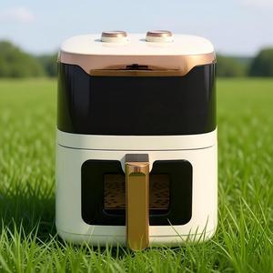Smart Air Fryer 5L 6L Large Capacity Multifunctional Fully Automatic Electric Square Non-Stick PTFE Interior - Product Image 2