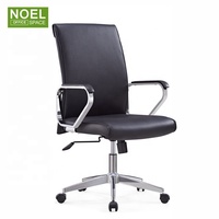 Fauteuil de direction sans roulettes, chaise de réception confortable, ensemble bureau et chaise