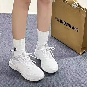 Chaussures légères et douces pour femmes, style <span class=keywords><strong>jogging</strong></span> et marche, baskets blanches pour femmes - Product Image 4