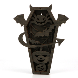 Rompecabezas de Madera 3D Personalizados, Decoraciones de Halloween, Piezas de Arte de Bricolaje para Adultos y Niños, Regalos Creativos de 101 a 500 Piezas - Product Image 2