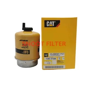 Filter Bahan Bakar Ekskavator 138-3100 1383100 P551429 Berlaku untuk Elemen Filter Diesel Ekskavator Carter