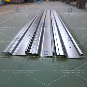 Equipo de fabricación de perfiles de persiana personalizada, máquina formadora de rollos de viga inferior de puerta enrollable para producción de rieles de acero - Product Image 1