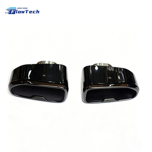 Puntas de escape negras de acero inoxidable 304 para BMW X3 G01 X4 G02 M40i 25i 30i, estilo OEM cuadrado, tubo de escape de repuesto - Product Image 2