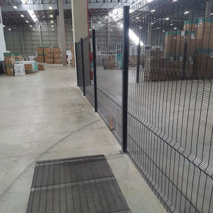 Clôture anti-escalade pour usine et site industriel, clôture périmétrique industrielle en treillis soudé haute sécurité - Product Image 1