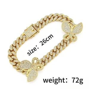 2026 Hot Selling New Luxury Personality Hiphip Multi Style Alloy Butterfly <b>Anklet</b> Men's Alloy <b>Anklet</b> Fashion Jewelry Wholesale - Product Image 5