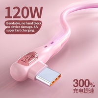 Cable de Datos USB-C Tipo C de 1.5m de Alta Calidad para Teléfonos Móviles con Carga Rápida de 120W y 6A, Compatible con Transferencia de Datos