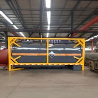 Usine vend des conteneurs ISO de 20 pieds et 40 pieds pour l'acide sulfurique liquide et l'acide chlorhydrique à bas prix