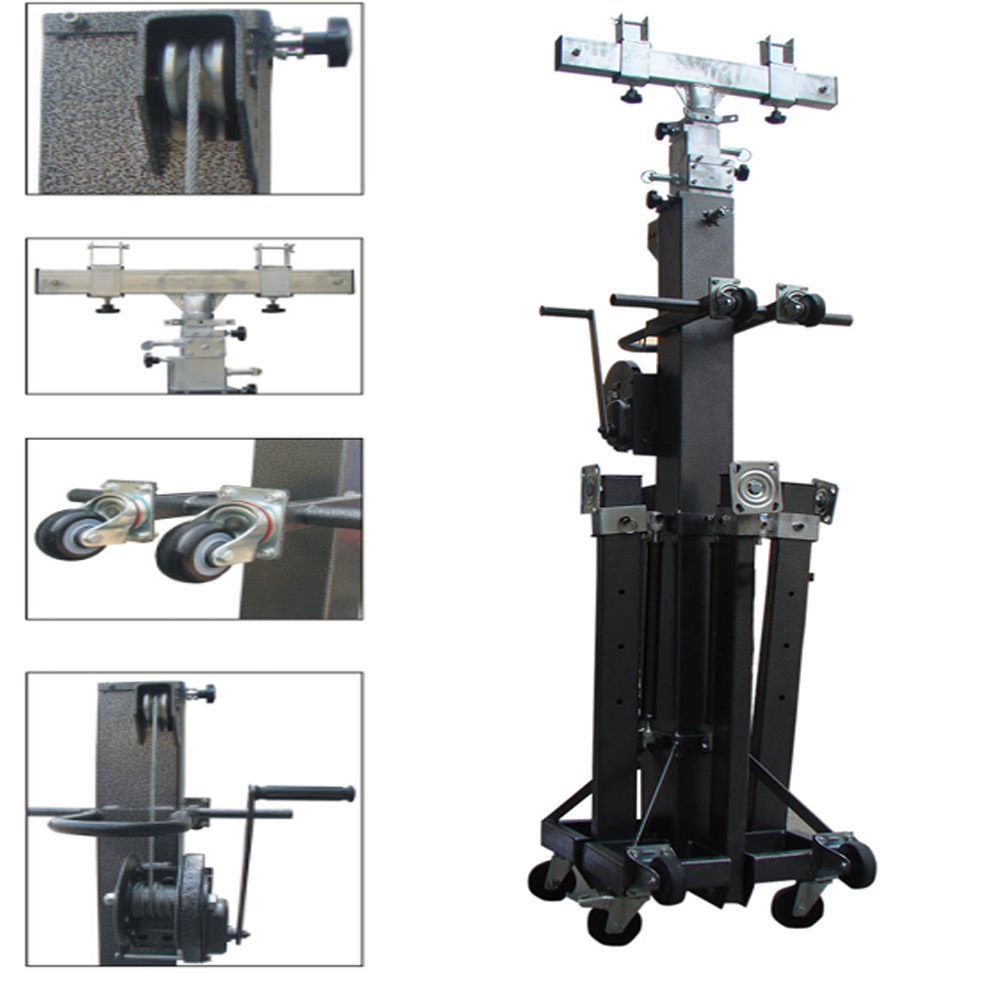 Лидер продаж, подъемная башня коленчатой фермы с нагрузкой на 500 кг