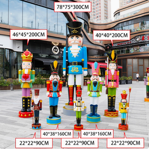 เครื่องประดับตุ๊กตาทหารสไตล์อังกฤษรูปปั้นตกแต่งรอยัลการ์ด - Product Image 2